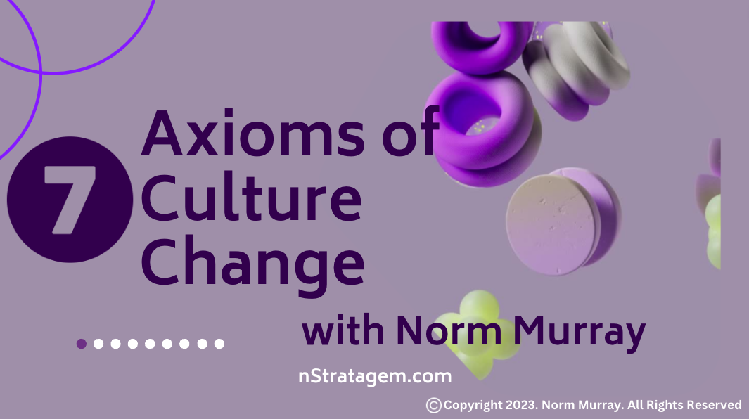 Read more about the article 7 Culture Change Axioms